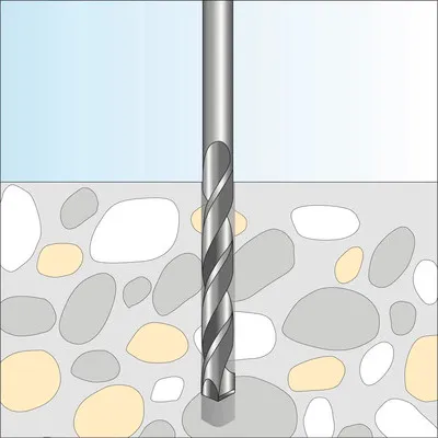 Produktbild von TOX 045 701 341, Schrauben- & Dübelsatz, Beton, Metall, Kunststoff, Grau, 8 mm, 80 mm