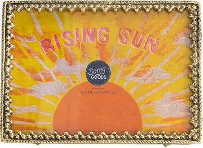 Produktbild von Doing Goods Blaze Rahmen Groß - Gold Shiny | Sontige Dekoartikel