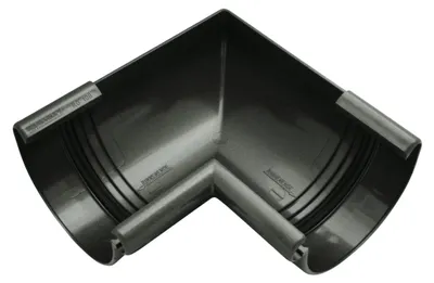 Produktbild von Marley Rinnenwinkel Halbrund, RG 75, anthrazit-metallic, innen