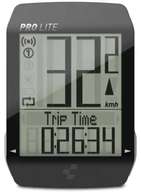 Produktbild von Cube Pro Lite Fahrradcomputer Schwarz Schwarz One Size