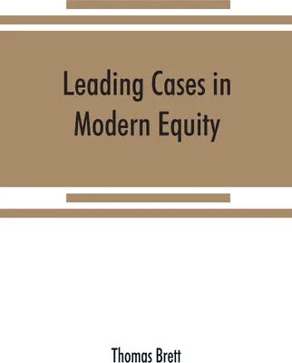 Produktbild von Leading cases in modern equity