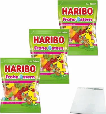 Produktbild von Frohe Ostern 3er Pack (3x200g Beutel) + usy Block