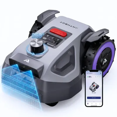 Produktbild von ANTHBOT M5 LiDAR Mähroboter ohne Begrenzungskabel und RTK-Station bis 600 m²