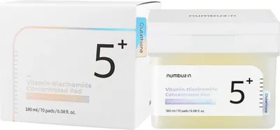 Zdjęcie produktu dla Numbuzin No.5 Vitamin-Niacinamide Concentrated Pad 70szt - płatki do twarzy z niacynamidem