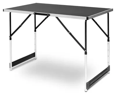Imagen del producto de Mesa plegable - Plegable - Para camping - Plegable - Altura ajustable - Aluminio - Ligera - Mesa para exteriores