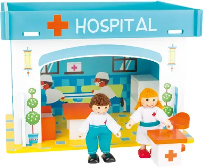 Produktbild von Small Foot 10857 Spielhaus Krankenhaus mit Zubehör (1 Stück)
