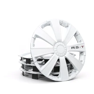 Produktbild von 4x 15" Zoll Radkappen Weiß Radzierblenden Radblenden 15 RST WHITE ARGO