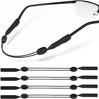 Produktbild von Bügelbrille - Bügellinse - Lesbrille - Verstellbar - Leichtgewicht - bis 30 cm - Schwarz - 5 Stück