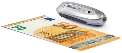 Produktbild von Banknotenprüfgerät 10 x 10 cm silber