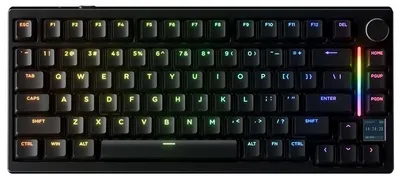 Obrázek produktu pro GAMAKAY TK75 TMR – Mechanická herní klávesnice s magnetickými spínači, 81 kláves, trojrežimová, s možností výměny spínačů, RGB podsvícení, baterie 8000 mAh, rozložení kláves QWERTZ, typ spínačů: lineární