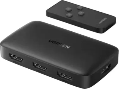 Obrázek produktu pro Přepínač UGREEN CM332 3v1 HDMI 1.4 4K 30 Hz (černý)