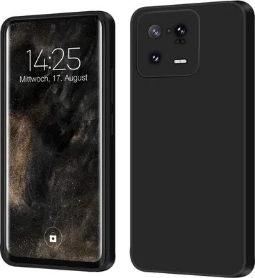 Produktbild von Hülle für Xiaomi 13 Pro 5G Case Cover Bumper Silikon Softgrip Schutzhülle Farbe: Schwarz