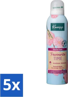 Produktbild von Kneipp - Duschschaum - Lieblingszeit - Kirschblüte - 200 ml - Vorteilspack - 5 Stücke