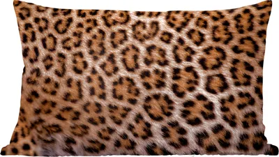 Produktbild von MuchoWow® Zierkissen Sofakissen Wohnzimmer Dekokissen 50x30 cm Panther Druck - Wohnzimmerdekoration - Polster mit Photo