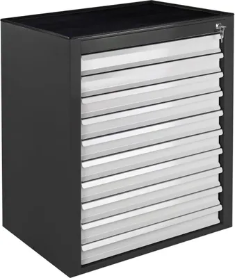 Produktbild von ADB MAMMUT MAXI Schubladenschrank lichtgrau, anthrazit 10 Schubladen 71,0 x 55,0 x 90,0 cm