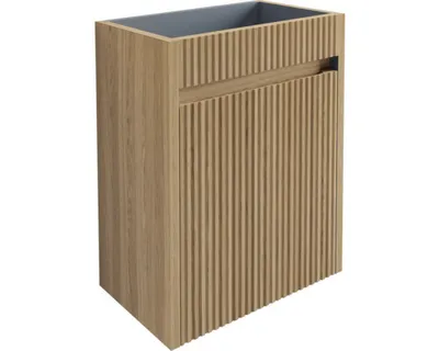 Produktbild von Differnz Waschtischunterschrank HURA L BxHxT 39,5 x 52 x 21,5 cm Frontfarbe Eicche holzdekor 38.006.32