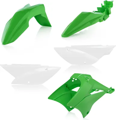 Produktbild von ACERBIS Verkleidungskit 5 Teile Grün/Weiß für KAWASAKI KLX 110