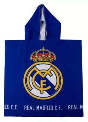 Immagine prodotto di Asciugamano in spugna con cappuccio Real Madrid C.F. Blu 55 x 77 cm