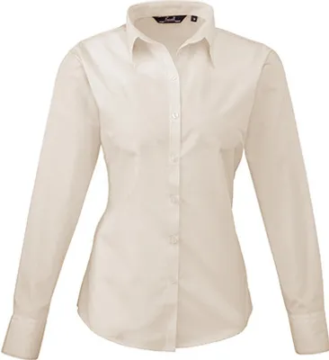 Immagine prodotto di Premier Workwear - Camicetta a maniche lunghe in popeline da donna