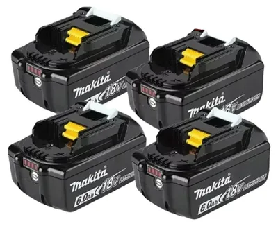 Productafbeelding van Oplaadbare batterij, 18V, 6000mAh capaciteit, 4 stuks van 6.0Ah, 18V