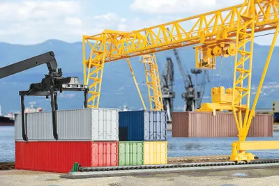 Produktbild von Kibri 10922 - H0 40-Fuß-Container, 6 Stück - Neu