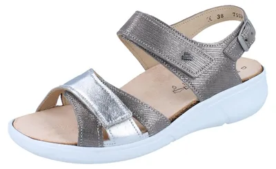 Productafbeelding van Finn Comfort schoenen, model Nadi, kleur Fango, zilver, Campagnolo Simona, artikelnummer 03351901741, maat: 36