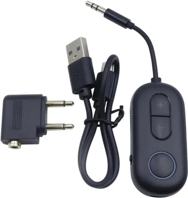 Obrázek produktu pro Audio přijímač - Bezdrátový adaptér - Přehrávání hudby - Dlouhá výdrž baterie - Dosah 10 metrů - Černá barva