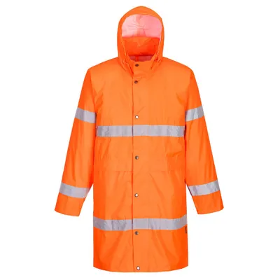 Produktbild von Portwest H442 Warnschutzregenmantel Orange Gr. S