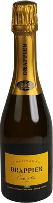 A bottle of champagne.