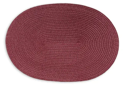 Immagine prodotto di CONTINENTA Tischset oval, weinrot 45x31 cm 6653 4017167665306