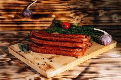 Zdjęcie produktu dla Kabanos wieprzowy ok. 300g - Schronisko Bukowina
