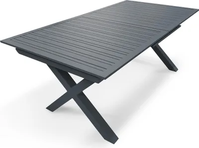 Produktbild von Anthrazitgrauer Gartentisch aus Aluminium