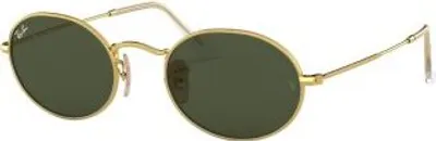 Obrázok produktu pre Ray-Ban OVAL, Dospelý, Uni, Oválny, Zlato, Nepolarizované šošovky, Kov