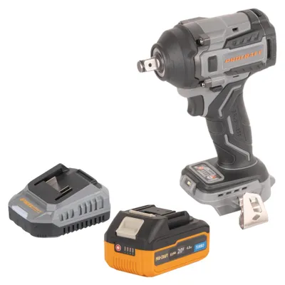 Obrázok produktu pre Akumulátorový rázový uťahovák Procraft Industrial IW550Abb 20 V 550 Nm 1/2" + 1x akumulátor 4,0 Ah + nabíjačka
