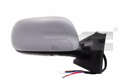 Produktbild von TYC 336-0057 Außenspiegel Seitenspiegel Rechts für TOYOTA Yaris Schrägheck (P9) Konvex Beheizt Grundiert