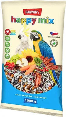 Immagine prodotto di Nutrin Darwin's Big Parrot Happy MIX - alimento arricchito per grandi pappagalli 1kg