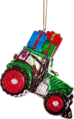 Produktbild von Traktor mit Geschenken Weihnachtskugel - Sass & Belle