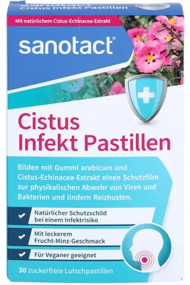 Obrázok produktu pre 30 pastiliek s extraktom z echinacey cistus