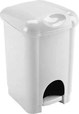 Obrázok produktu pre Odpadkový kôš - biely, plastový, 6 l
