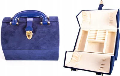 Produktbild von Stilvoller Schmuckkoffer Organizer - Handliches Schmuckkästchen 22x16x16cm - Sicherer Schutz für Schmuck