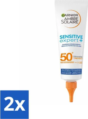 Produktbild von Garnier - Ambre Solaire - Sonnenschutzserum - Sensitive Expert - LSF 50+ - 125 ml - Vorteilspack - 2 Stücke