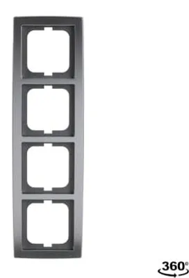 Image de Busch-Jaeger 1724-80 Wandplatte/Schalterabdeckung Chrom (2CKA001754A4107)