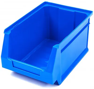 Productafbeelding van Sichtbare opbergbox, 227x157x128 mm, 4,5 liter, blauw