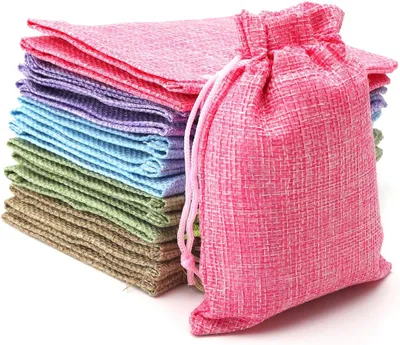 Produktbild von 15 Stück kleine Jutesäckchen zum Befüllen