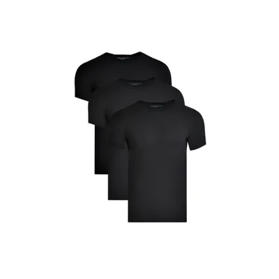 Produktbild von Tommy Hilfiger Herren 3 Stück Premium Essentials T-Shirts, Schwarz M