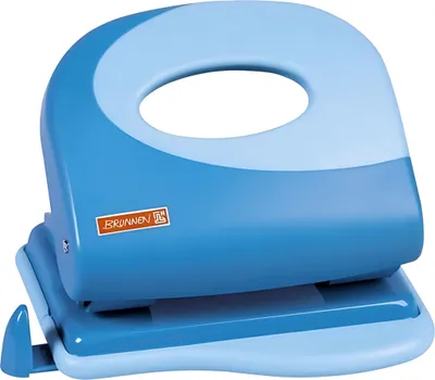 Zdjęcie produktu dla BRUNNEN 102062733 Dziurkacz Soft-Touch Colour Code lazurowy