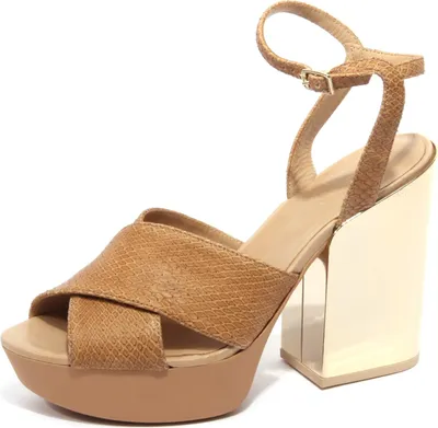 Produktbild von B1738 sandalo donna HOGAN scarpa beige Schuhe Frauen