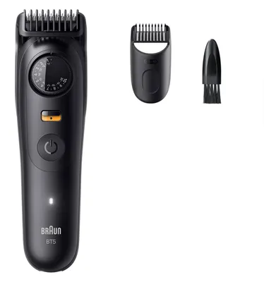 Zdjęcie produktu dla Braun BeardTrimmer 5 BT5500, Zmywalny, Bateria, Czarny