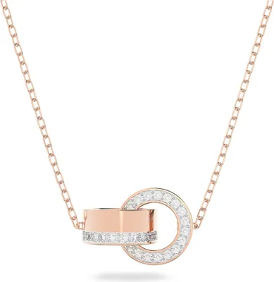 Produktbild von Swarovski Halskette Hollow Anhänger, Weiß, Roségold, Artikelnummer: 5636496