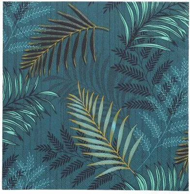 Produktbild von Servietten, 3-lagig 1/4-Falz 33 cm x 33 cm "Jungle Leaves"